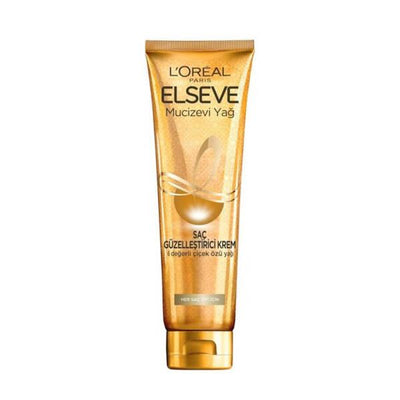 Loreal Paris Mucizevi Ya_ Hair Beautifying Cream: Nourishes, Softens & Adds Shine with 6 Precious Flower Oils - 5.07 fl 