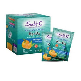 Water-C Vitamin C 1000 mg K2+D3 20 Sachets