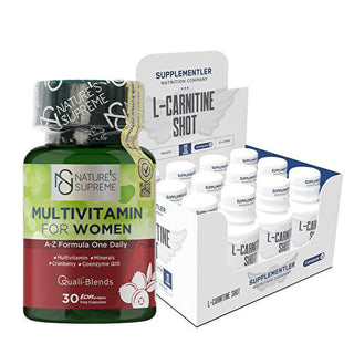 Supplementler.com L-Carnitine Shot + Nature's Supreme Multivitamin For Women Combination