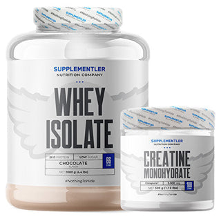 Supplements.com Whey Isolate 2000 Gr + Creatine (Creapure®) Combination