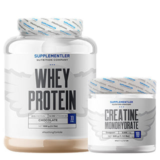 Supplements.com Whey Protein 1000 Gr + Creatine (Creapure®) Combination