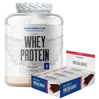 Supplementler.com Whey Protein 2000 Gr + Protein Wafer 12 Piece Combination