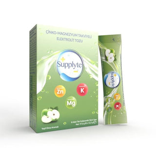 Supplyte Electrolyte Powder 8 Stick Sachet Green Apple