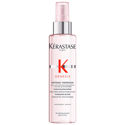 Kerastase Genesis Heat Protectant Leave-In Treatment: Frizz Control, Breakage & Split End Prevention - Strengthens Weake