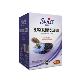 Swiss Bork Black Cumin Oil 1200 mg 60 Capsules