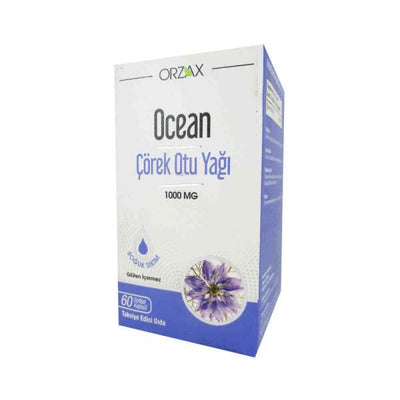 Ocean Black Cumin Seed Oil 1000mg: Potent Immune Support & Anti-Inflammatory Supplement - 60 Softgels