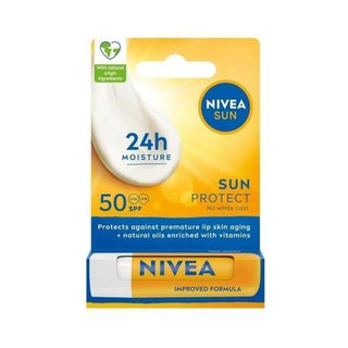 Nivea Lip Sun Protect SPF 50 - Lip Balm with SPF 50 Protection for Outdoor Enthusiasts Nivea Lip Sun Protect SPF 50 - Lip Balm with SPF 50 Lip balm with SPF, Nivea Lip Care, SPF 50 lip protection, Sun protection for lips, Lip moisturizer, Outdoor enthusiasts, Lip care product, Moisturizing lip balm, Sun protection, Lip health, Nivea branded, Cosmetic products, Skincare, Personal care