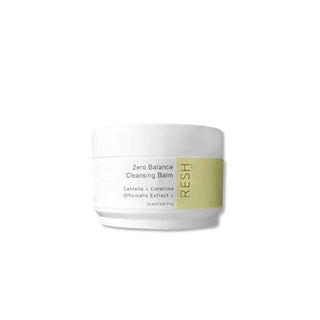 Resh Lab Zero Balance Cleansing Balm Mini - Natural Makeup Remover for Sensitive Skin, Vegan & Cruelty-Free, 0.85 fl oz Resh Lab Cleansing Balm Mini - Vegan Makeup Remover cleansing balm, makeup remover, natural skincare, vegan skincare, cruelty-free beauty products, sensitive skin care, Resh Lab, mini size, 0.85 fl oz, Corallina Officinalis, Centella, Olive Leaf, non-comedogenic, dermatologically tested, alcohol-free, sulfate-free, paraben-free, fragrance-free, artificial colorant-free