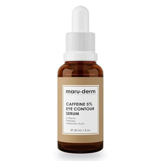 Maruderm Eye Serum with 5% Caffeine, Peptides & Hyaluronic Acid - Dark Circle Treatment, Puffiness Reducer, Anti-Aging Skincare Maruderm Eye Serum - Dark Circle & Puffiness Reducer eye serum, caffeine eye cream, peptide eye serum, hyaluronic acid eye cream, dark circle treatment, puffiness reducer, paraben-free skincare, fragrance-free skincare, anti-aging, skincare, under-eye care, dark circles, puffiness, fine lines, wrinkles, sensitive skin, hydration, collagen production