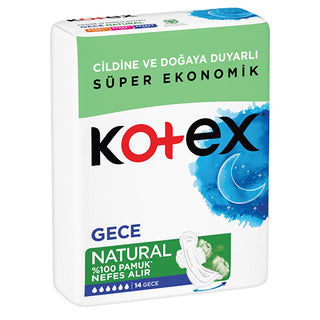 Kotex Natural Ultra Nighttime Feminine Hygiene Pads: 14-Count - Ultimate Leak Protection, Cottony Soft Comfort Kotex Natural Ultra Pads: Nighttime Leak Protection & Comfort feminine hygiene pads, menstrual pads, ultra thin pads, nighttime pads, leak protection pads, comfortable menstrual pads, cottony soft pads, absorbent hygiene pads, hygiene, sanitary, menstruation, period, pads, comfort, protection, ultra-thin, overnight pads, heavy flow, feminine care, women's health, cotton pads, soft pads, absorbent p