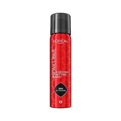 Loreal Paris Infaillible Makeup Setting Spray - Long-Lasting, Quick-Drying, Water-Resistant - Loreal Paris