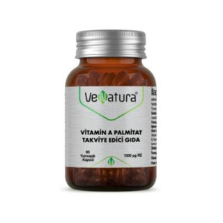 venatura vitamin a palmitate 60 capsules - product image VeNatura Vitamin A Palmitate - 60 Capsules VeNatura Vitamin A Palmitate - 60 Capsules venatura, vitamin-a, dietary-supplements, health, capsules, vitamin-a-palmitate, wellness, adults, ai-generated, nutrition
