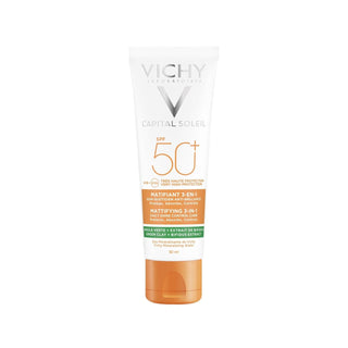 Vichy Capital Soleil SPF 50 Mattifying Facial Sunscreen - Broad Spectrum Protection, Matte Finish, 1.69 fl oz Vichy Capital Soleil SPF 50 Mattifying Sunscreen - Broad Spectrum Vichy Capital Soleil, SPF 50 sunscreen, Mattifying sunscreen, Facial sunscreen, Sunscreen for face, Broad spectrum protection, Matte finish, Daily skincare, Skin protection, UV protection, Anti-aging, Skincare essentials