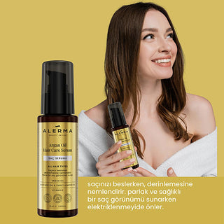 Alerma Argan Oil Hair Serum: Deeply Moisturizing, Vegan Formula for Shine, Smoothness & Frizz Control - Paraben & Sulfate Free Alerma Argan Oil Serum: Vegan, Frizz Control & Shine - Shop Now! argan oil hair serum, hair moisturizing serum, vegan hair serum, frizz control serum, hair shine serum, paraben free hair care, sulfate free hair serum, natural hair serum, argan oil hair treatment, hair smoothing serum, hair care serum, hair treatment, moisturizing serum, shine serum, frizz control, dry hair, damaged 