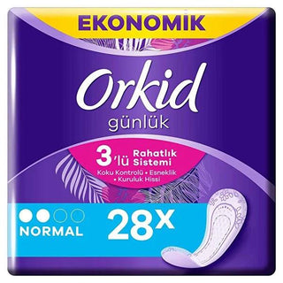Orkid Daily Pads for Women - Discreet Hygiene & Freshness Guaranteed, Dermatologically Tested, 28 Count Orkid Daily Pads - Discreet Hygiene for Women daily pads, feminine hygiene products, daily protection, discreet hygiene, dermatologically tested pads, women's health, personal hygiene, Orkid, freshness guaranteed, comfort, individual packaging, odor control, breathable design