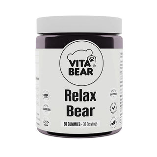 Vita Bear Relax Bear 60 Gummies - Stress Relief & Relaxation Support Supplement for Adults Vita Bear Relax Gummies - Natural Stress Relief Supplement Relaxation gummies, Hemp extract supplements, Chewable dietary supplements, Stress relief supplements, Natural relaxation support, Dietary Supplement Gummies, Relaxation support, Anxiety relief, Stress relief, Natural stress relief, Gummy supplements, Hemp extract, Rhodiola, Melissa, Forest fruit flavored, Soft gummies, Convenient relaxation support