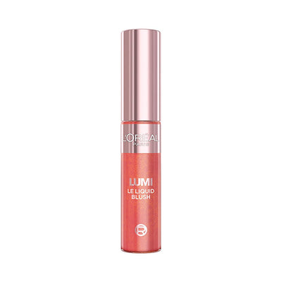 Loreal Paris Lumi Blush Liquid Blush - Glowy Gold Pink, Luminous Makeup for Sensitive Skin