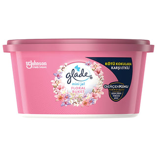 Glade Mini Gel Air Freshener - Floral & Fruit Scent, Adjustable Intensity, Compact Design for Small Spaces Glade Mini Gel Air Freshener - Fresh & Compact air freshener, mini gel air freshener, adjustable scent air freshener, small space air freshener, floral and fruit scent air freshener, compact air freshener, long-lasting freshness, pleasant fragrance, bathroom air freshener, closet air freshener, office air freshener, gift ideas, home fragrance, office fragrance