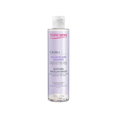Topicrem Calm+ Micellar Water: Gentle Makeup Remover & Soothing Cleanser for Sensitive Skin - Hydrating, Fragrance-Free,