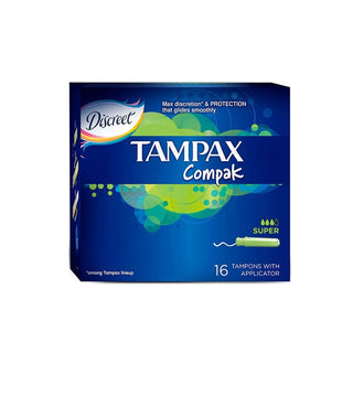 Tampax Compak Tampon 16pcs / Super
