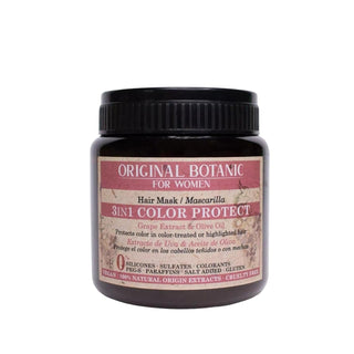 ORIGINAL BOTANIC Vegan Color Protect Hair Mask for Women - 250ml, Nourishing & Color-Safe Formula Vegan Color Protect Hair Mask - ORIGINAL BOTANIC vegan hair mask, color protect hair mask, women's hair care, ORIGINAL BOTANIC, colored hair protection, hair nourishment, cruelty-free hair products, plant-based hair care, color-safe hair mask, vegan beauty products, hair color maintenance, sustainable hair care
