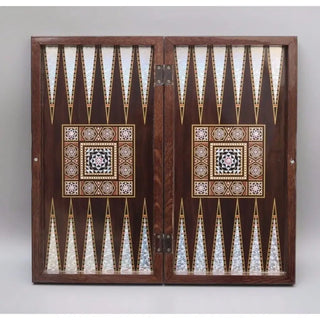 The 19'' Magic Star Backgammon Turkish Premium Board Game Set