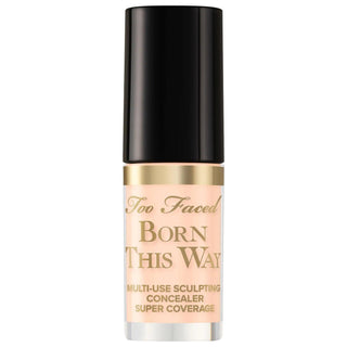 TOO FACED Mini Born This Way Full Coverage Natural Finish Concealer: Hydrating, Vegan, Multi-Use, Long-Wearing - Conceal, Contour, Highlight TOO FACED Born This Way Concealer: Full Coverage & Natural Finish full coverage concealer, natural finish concealer, vegan concealer, cruelty-free concealer, multi-use concealer, hydrating concealer, long-wearing concealer, contour concealer, highlight concealer, Born This Way concealer, concealer, makeup, cosmetics, full coverage, natural finish, hydrating, four-in-on