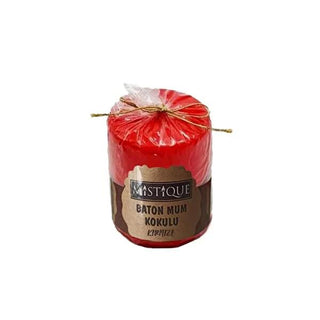 Mistique Red Baton Scented Candle, Small 1.97x1.97, Aromatherapy, Home Fragrance - Create a Relaxing Atmosphere Mistique Red Scented Candle | Home Fragrance & Aromatherapy Scented candle, Red candle, Small candle, Baton candle, Fragrance candle, Aromatherapy candle, Home fragrance, Red scented candle, Small scented candle, Decorative candle, Candles, Home décor, Home fragrance, Aromatherapy, Relaxation, Mood enhancement, Gift, Ambiance, Red, Baton shape, Small size, Mİstique, Candles & Holders, Home, Living