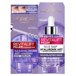 L'Oreal Revitalift: Hyaluronic Acid Anti-Aging Serum Set - Reduce Wrinkles, Dark Circles & Deeply Hydrate for Youthful Skin L'Oreal Revitalift Serum: Anti-Aging, Wrinkle & Dark Circle Reduction hyaluronic acid serum, anti-wrinkle serum, eye serum for dark circles, anti-aging skin care, Loreal Revitalift, skin hydration serum, face serum for wrinkles, hyaluronic acid eye serum, best anti aging serum, wrinkle reduction treatment, hyaluronic acid, anti-aging, skincare, dark circles, wrinkles, hydration, youthf