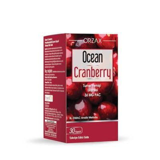 Orzax Ocean Cranberry Dietary Supplement - 30 Tablets for Urinary Tract Health Support Orzax Cranberry Supplement for Urinary Tract Health cranberry supplement, dietary supplement, urinary tract health, proanthocyanidin, standardized cranberry extract, Orzax, health supplements, natural health products, urinary health support, family health, wellness products
