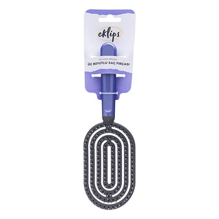 Eklips Hair Brush - Gentle Detangling for Wet & Dry Hair, Ergonomic Handle Eklips Hair Brush - Gentle Detangling for Wet & Dry Hair hair brush, detangling brush, wet and dry hair brush, ergonomic hair brush, gentle hair care, hair care, hair detangling, hair styling, comfortable hair brush, reduces hair breakage, minimizes hair loss, post-shower detangling, daily styling, hair care routine