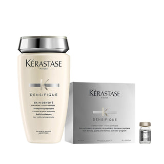Kerastase Densifique Hair Densification Treatment Kit with 30x6 ml Ampoules & 250 ml Densifying Shampoo Kerastase Densifique Hair Densification Kit - Ampoules & Shampoo Kerastase Densifique, Hair densification treatment, Densifying shampoo, Intensive hair care, Hair care products, Professional hair care, Hair treatment, Densification shampoo, Hair densification kit