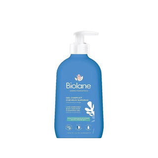 Biolane Children's Gentle Body & Hair Cleanser - Lipid Enriched, Dermo-Pediatric Approved, 11.85 fl oz Biolane Gentle Body & Hair Cleanser for Kids - Lipid Enriched Children's Body Wash, Gentle Hair Cleanser for Kids, Dermo-Pediatric Body Cleanser, Lipid Enriched Body Wash, Pediatric Skin Care Products, Biolane, gentle cleansing, lipid enriched, dermo-pediatric approved, children's hygiene, baby skincare, sensitive skin care