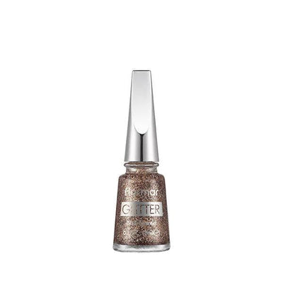 Flormar Glitter Nail Polish No: 43 - Shiny Decorative Nail Art Cosmetics