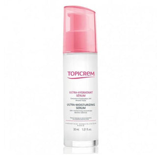 Topicrem Ultra Moisturizing Serum: Deep Hydration for Sensitive, Dry Skin - Paraben & Silicone-Free Facial Serum, Restore Radiance Topicrem Ultra Moisturizing Serum: Hydrate Sensitive & Dry Skin Ultra Moisturizing Serum, Hydrating Serum, Sensitive Skin Serum, Dehydrated Skin Treatment, Topicrem Serum, Facial Serum for Dry Skin, Paraben-Free Serum, Silicone-Free Serum, Facial Serum, Dry Skin, Sensitive Skin, Hydration, Moisturizer, Skin Protection, Pollution Protection, Bioactive Water, Skincare, Beauty, Fac
