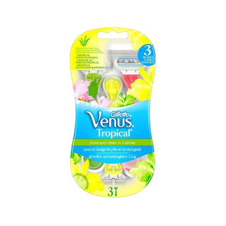 Gillette Venus Disposable Women's Razors - 3 Count, Tropical Scent - Hygienic Shaving Solution for Women Gillette Venus Disposable Razors - 3 Count Disposable razor blades for women, Gillette Venus razor blades, Tropical scented razors, Women's shaving products, Hygienic shaving solutions, Women's grooming, Personal care, Shaving essentials, Disposable razors, Women's health, Beauty products