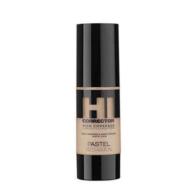 Pastel Likit Fondöten HI Corrector Yüksek Kapatıcılık 402 - Matte Foundation for Oily Skin, High Coverage Corrector