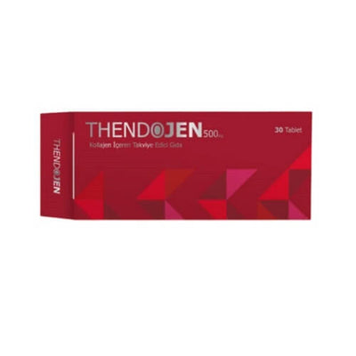 Thendojen Collagen Supplement with Hyaluronic Acid & Vitamin C - 500mg, 30 Tablets - Supports Joint Health & Wellness