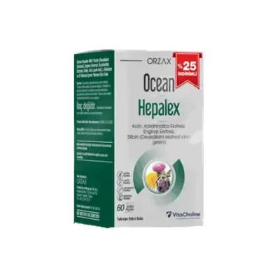 Orzax Ocean Hepalex 60 Softgel - Liver Health Support Supplement with Antioxidants - Dietary Supplement for Adults