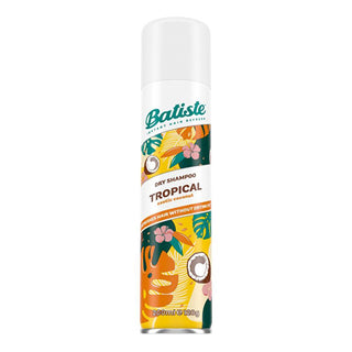 Batiste Tropical Dry Shampoo: Instantly Refreshes, Cleanses & Volumizes Hair - Oil Absorbing, Waterless Formula for Fresh, Tropical Scent Batiste Tropical Dry Shampoo: Refresh & Volumize Hair Dry shampoo, Batiste dry shampoo, Tropical dry shampoo, Oil absorbing dry shampoo, Volumizing dry shampoo, Hair refresher, Quick hair cleanse, Waterless shampoo, Dry shampoo for oily hair, Dry shampoo for volume, hair care, hair styling, volume, oil control, fragrance, tropical scent, quick refresh, no water needed, bu