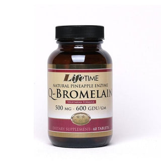 Life Time Q-Bromelain Dietary Supplement 60 Tablets