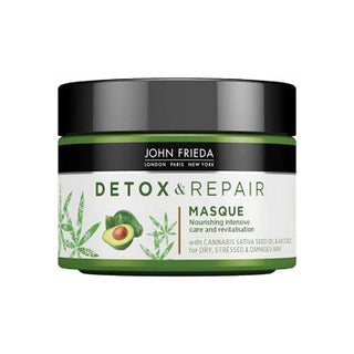John Frieda Detox Repair Hair Care Mask - Nourishing & Repairing Treatment for Dry & Damaged Hair, 8.45 fl oz John Frieda Detox Repair Hair Mask - Nourish & Repair Dry Hair hair care mask, nourishing hair mask, repair hair mask, John Frieda Detox Repair, dry and damaged hair products, hair nourishment, antioxidant hair care, Green Tea hair benefits, Avocado oil hair treatment, hair repair treatment, hair care routine, dry hair solution, damaged hair repair
