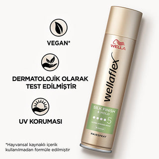 wella wellaflex silk finish hair spray ultra strong hold 400 ml, wella hair spray bottle with strong hold features Wella Wellaflex Silk Finish Hair Spray - Ultra Strong Hold for 48 Hour Flexibility | 400 ml Wella Wellaflex Silk Finish Hair Spray - Ultra Strong Hold hair-spray, wella, ultra-strong-hold, silk-finish, vegan-hair-products, stylist-favorite, hair-care, flexible-hold, uv-protection, ai-generated
