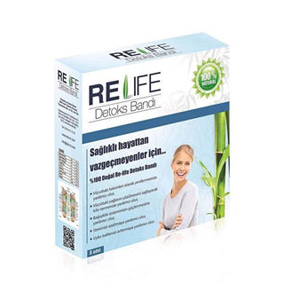 Relife Detox Band - Detoxification Aid for Healthy Living & Cleansing - Relife Detoks Bandı Relife Detox Band - Natural Detoxification Aid detox band, Relife Detoks Bandı, detoxification aid, cleansing product, wellness product, health-conscious, healthy living, detoxification, cleansing, Relife brand, single unit packaging, natural cleansing, well-being