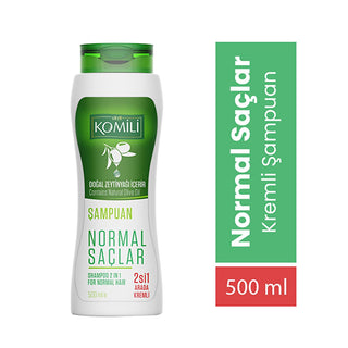 Komili 2-in-1 Olive Oil Shampoo: Moisturizing, Gentle & Creamy Shampoo with Conditioner for Normal Hair - Daily Use, 16.91 fl oz Komili 2-in-1 Olive Oil Shampoo: Moisturizing & Gentle 2-in-1 shampoo, olive oil shampoo, moisturizing shampoo, daily use shampoo, shampoo for normal hair, Komili shampoo, creamy shampoo, gentle shampoo, shampoo with conditioner, hair care shampoo, 2 in 1, olive oil, moisturizing, daily use, normal hair, creamy, gentle, hair care, conditioner, hair cleansing, time-saving, natural 