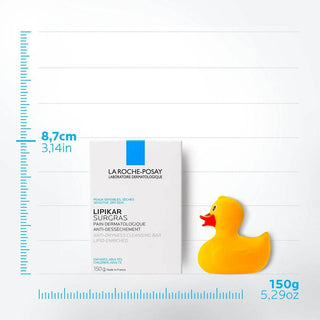 La Roche-Posay Lipikar Cleansing Soap Bar: Gentle Moisturizing Soap for Dry, Sensitive Skin | Shea Butter & Niacinamide - 150g La Roche-Posay Lipikar Soap: Gentle Cleanser for Dry, Sensitive Skin La Roche Posay Lipikar Soap, Moisturizing Cleansing Bar, Dry Skin Soap, Sensitive Skin Cleanser, Shea Butter Soap, Niacinamide Soap, Gentle Cleansing Soap, Lipid Replenishing Soap, dry skin, sensitive skin, gentle cleanser, soap, cleansing bar, moisturizing soap, shea butter, niacinamide, lipid-enriched, skin barri