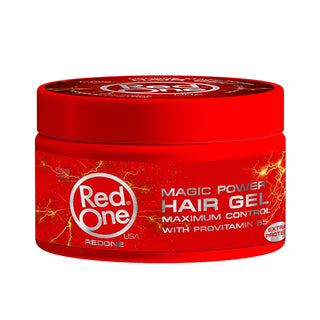 Red One Magic Power: Ultra Strong Hold Hair Styling Gel for Sculpting, Long Lasting Styles with No Residue - Vitamin Enriched Hair Protection Red One Hair Gel: Strong Hold, Long Lasting Styles & Protection hair styling gel, strong hold hair gel, long lasting hair gel, men's hair gel, women's hair gel, hair gel for styling, no residue hair gel, vitamin enriched hair gel, hair protection gel, hair sculpting gel, hair gel, hair styling, strong hold, long lasting, no residue, vitamin enriched, hair protection, 