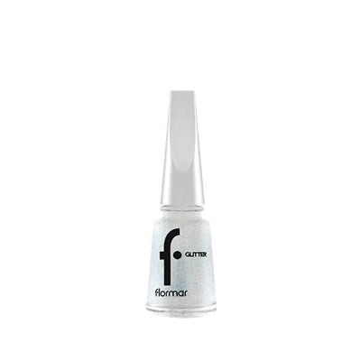 Flormar Glitter Nail Enamel GL37 - Glitter Touch Nail Polish for Creative Nail Art Designs