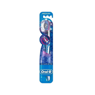 Oral-B Electric Toothbrush, 3D White Pro-Flex Luxe Medium - Whiter Smile & Advanced Oral Care Oral-B 3D White Pro-Flex Luxe Electric Toothbrush Electric Toothbrush, Oral-B 3D White, Pro-Flex Luxe, Medium Toothbrush, Automated Dental Care, Oral Care, Dental Hygiene, Whiter Smile, Advanced Toothbrush, Luxe Edition, Pro-Flex Handle, 3D White Technology, Healthy Gums, Professional Oral Care, Home Dental Care