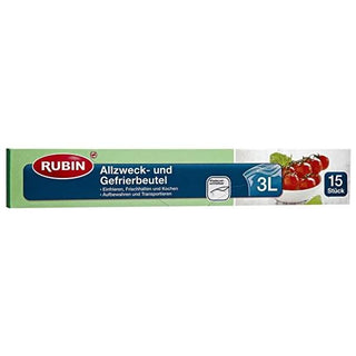 Rubin 3 Liter Zipper Storage Bags - 15 Pack - Resealable, Recyclable Food Preservation Bags, Freezer Safe, Prevents Odors & Spills Rubin 3 Liter Zipper Storage Bags - Food Preservation zipper storage bags, food storage bags, resealable bags, freezer bags, recyclable storage bags, 3 liter storage bags, reusable storage bags, zipper lock bags, food preservation bags, storage bags, food storage, resealable bags, freezer bags, recyclable bags, 3 liter bags, reusable bags, zipper lock, food preservation, kitchen
